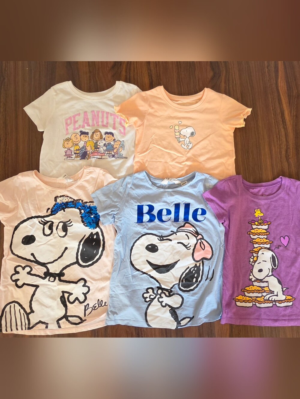 Lot Of 5 Snoopy T's